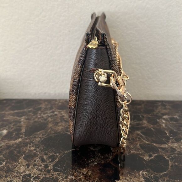 Louis Vuitton Damier Ebene Trousse Make Up Bag Mini Pochette - Picture 4 of 15